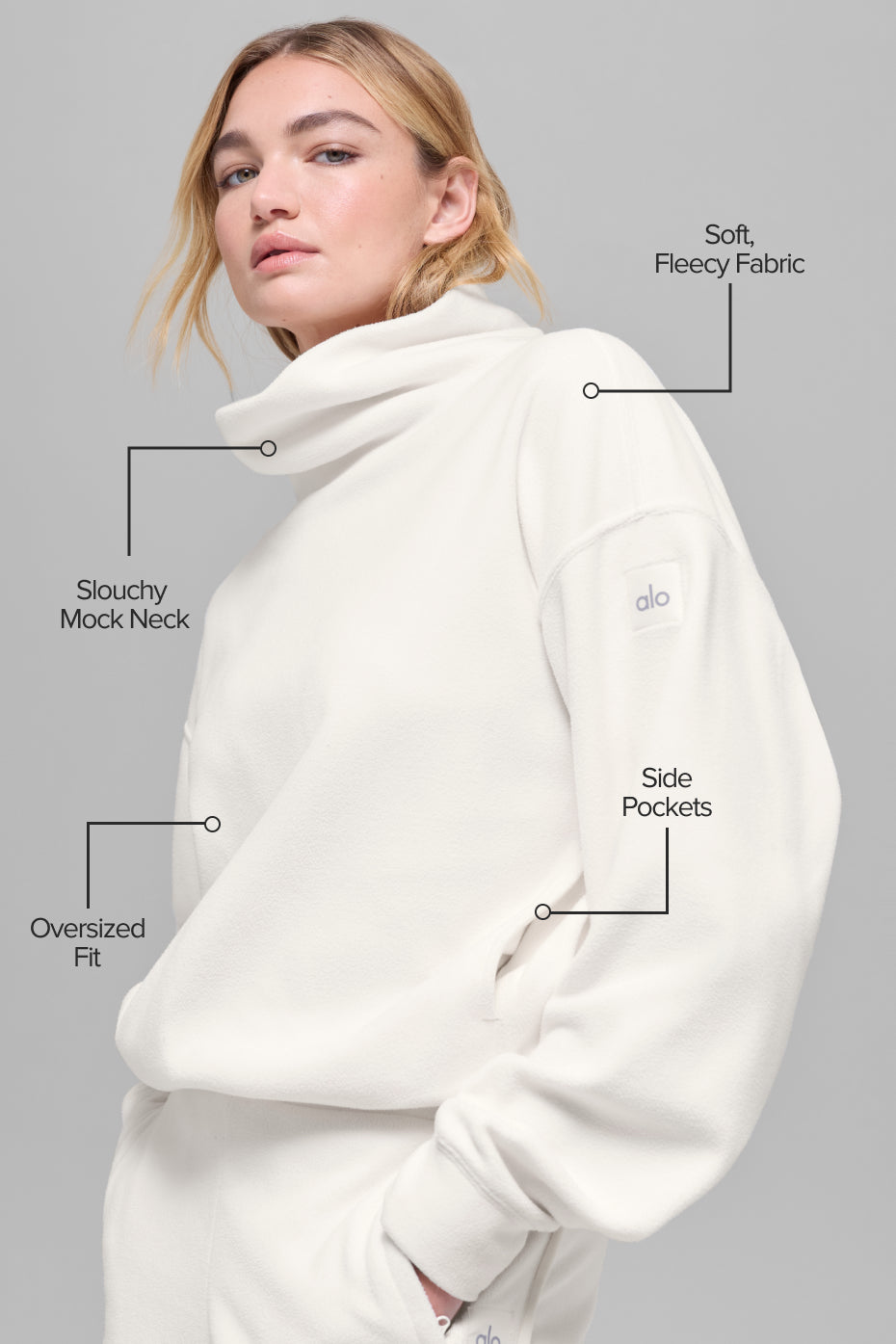 Polar Fleece Hazy Pullover