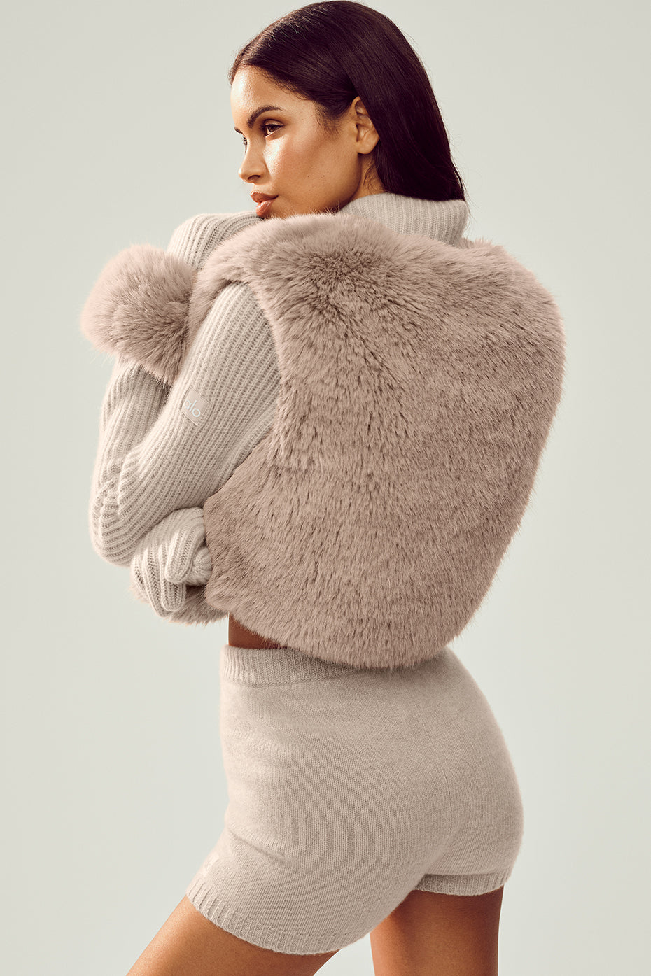 Faux Fur Cashmere Northstar Full Zip