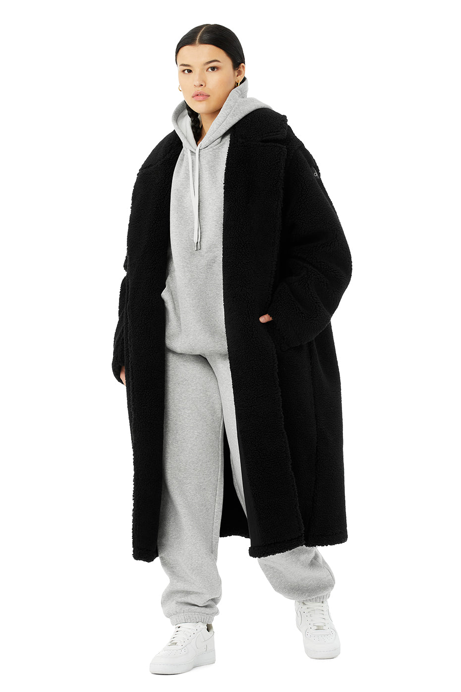 Oversized Sherpa Trench