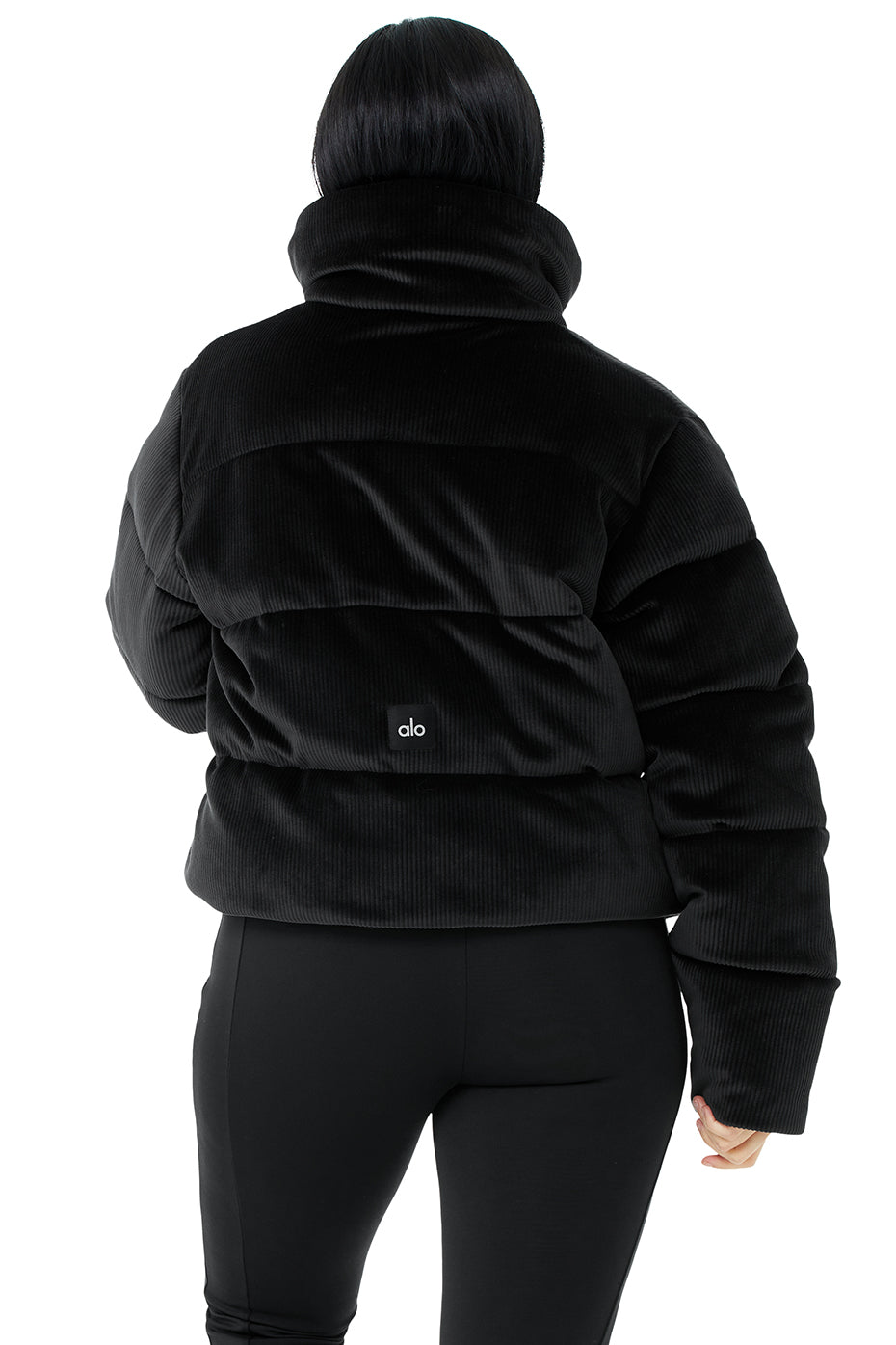 Ribbed Velour Gold Rush Puffer