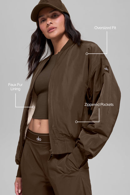 Faux Fur Urbanite Bomber