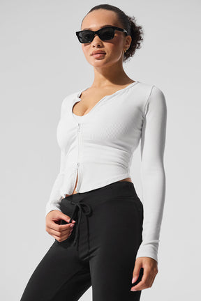 Ribbed Stardust Long Sleeve