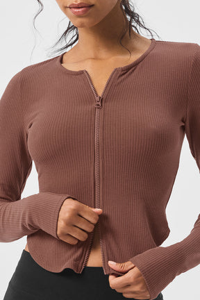 Ribbed Stardust Long Sleeve