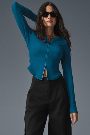 Ribbed Stardust Long Sleeve