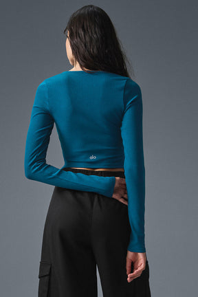 Ribbed Stardust Long Sleeve