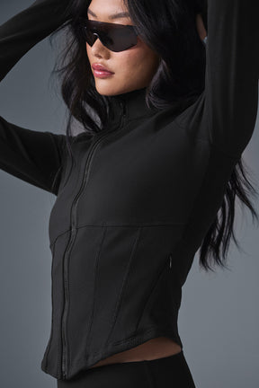 Airbrush Corset Full Zip Jacket