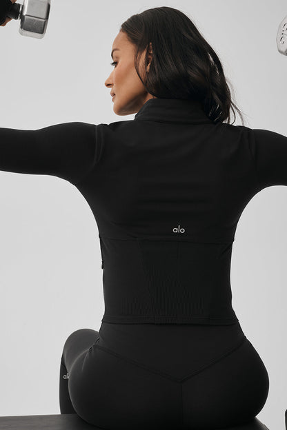 Airbrush Corset Full Zip Jacket