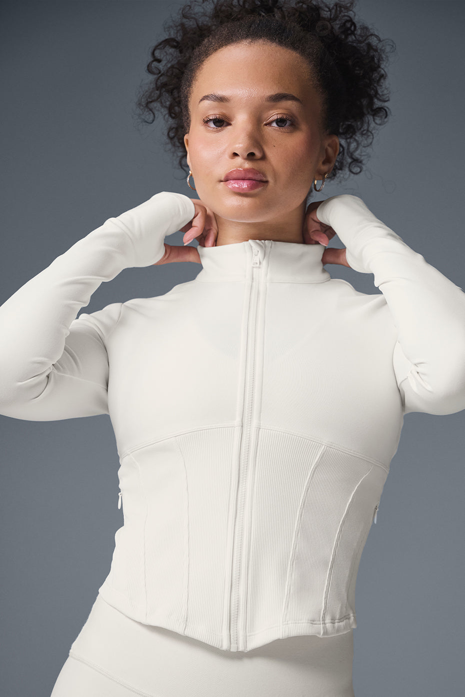 Airbrush Corset Full Zip Jacket