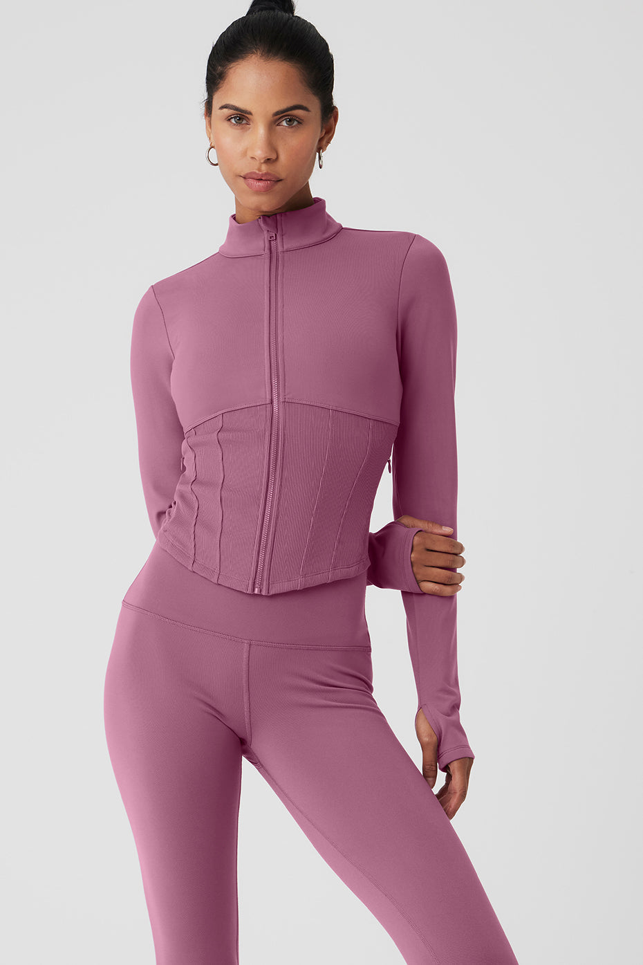 Airbrush Corset Full Zip Jacket