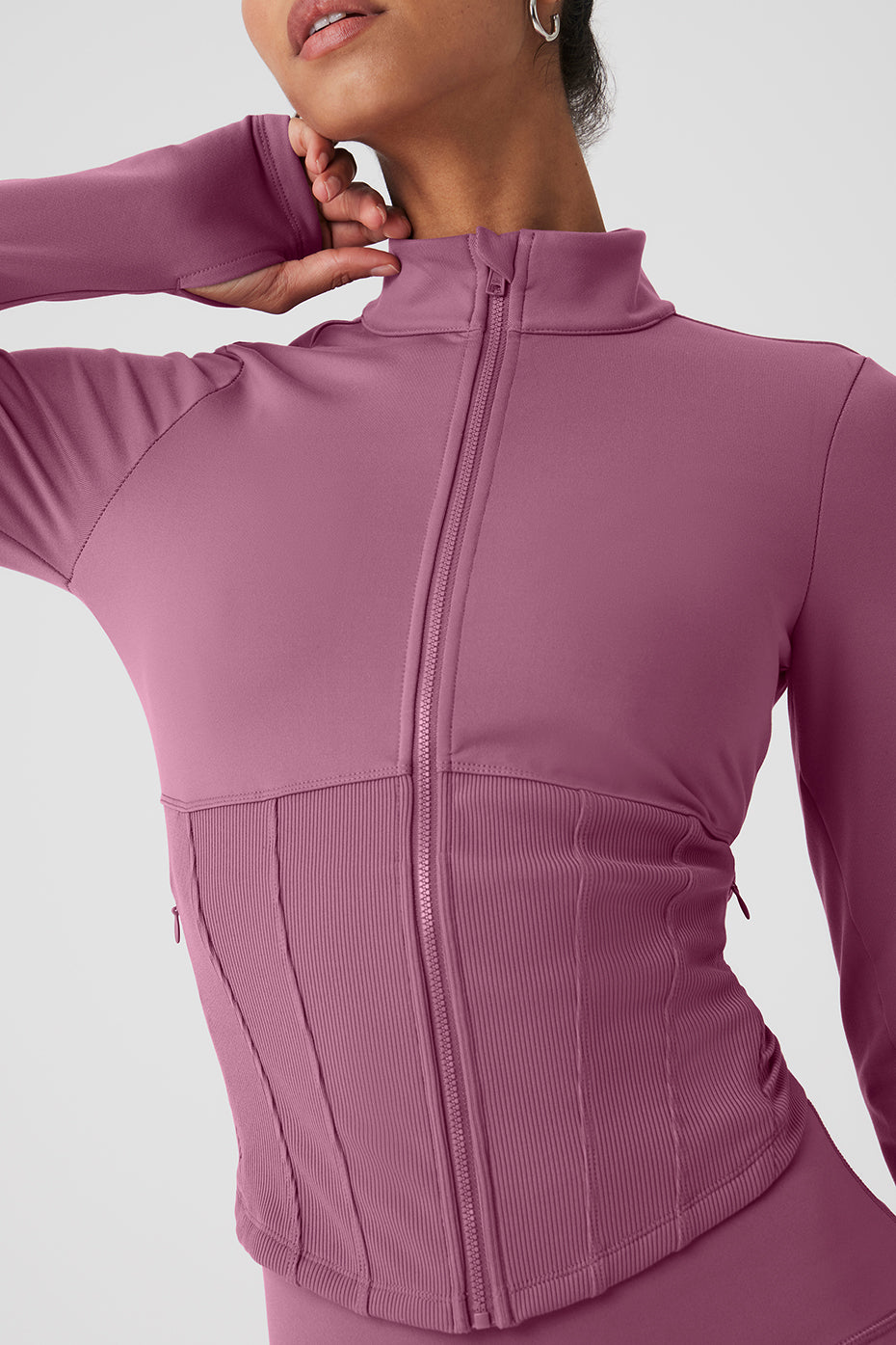 Airbrush Corset Full Zip Jacket