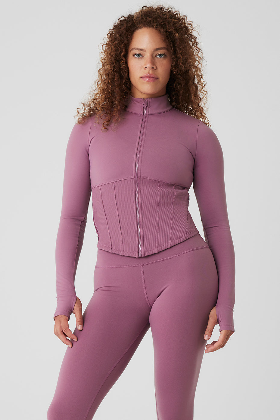 Airbrush Corset Full Zip Jacket