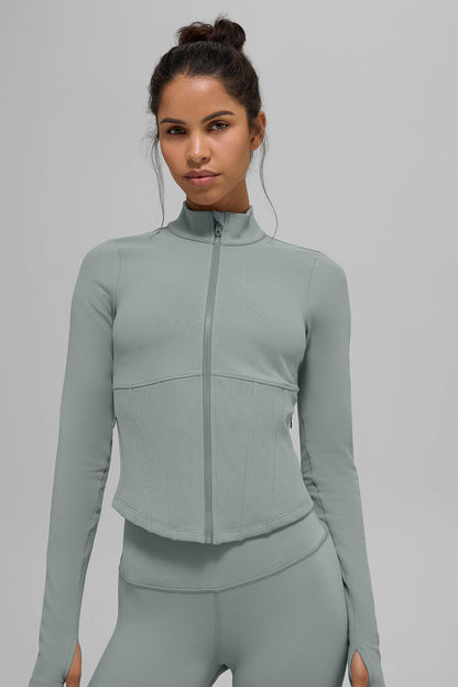 Airbrush Corset Full Zip Jacket
