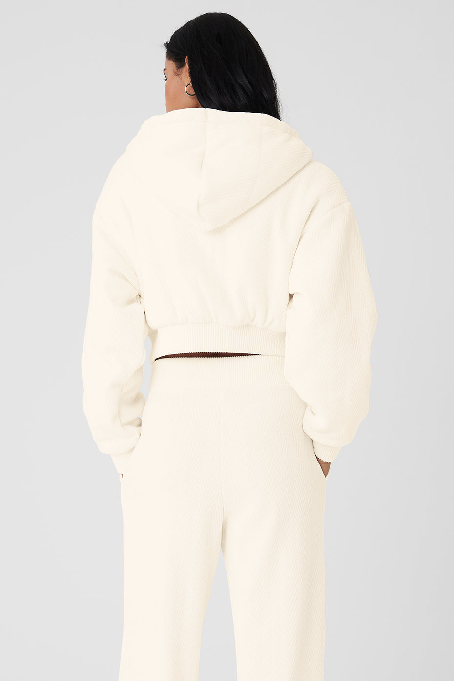 Cropped Cozy Day Full Zip Jacket