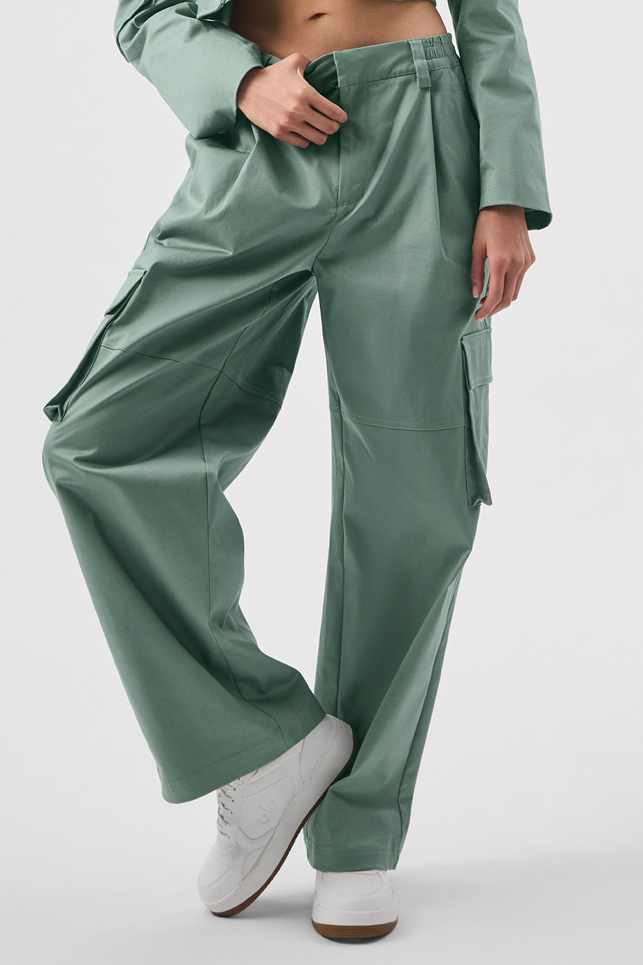 High-Waist Night Out Cargo Trouser