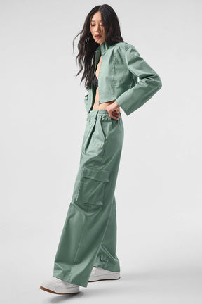 High-Waist Night Out Cargo Trouser