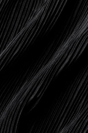 Cropped Micro Plisse Jacket