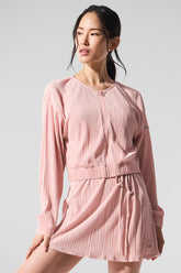 Cropped Micro Plisse Jacket