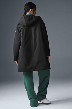 Rain Or Shine Puffer Long Coat
