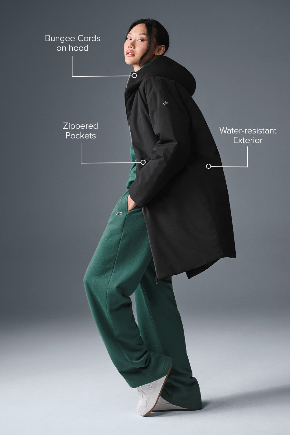 Rain Or Shine Puffer Long Coat