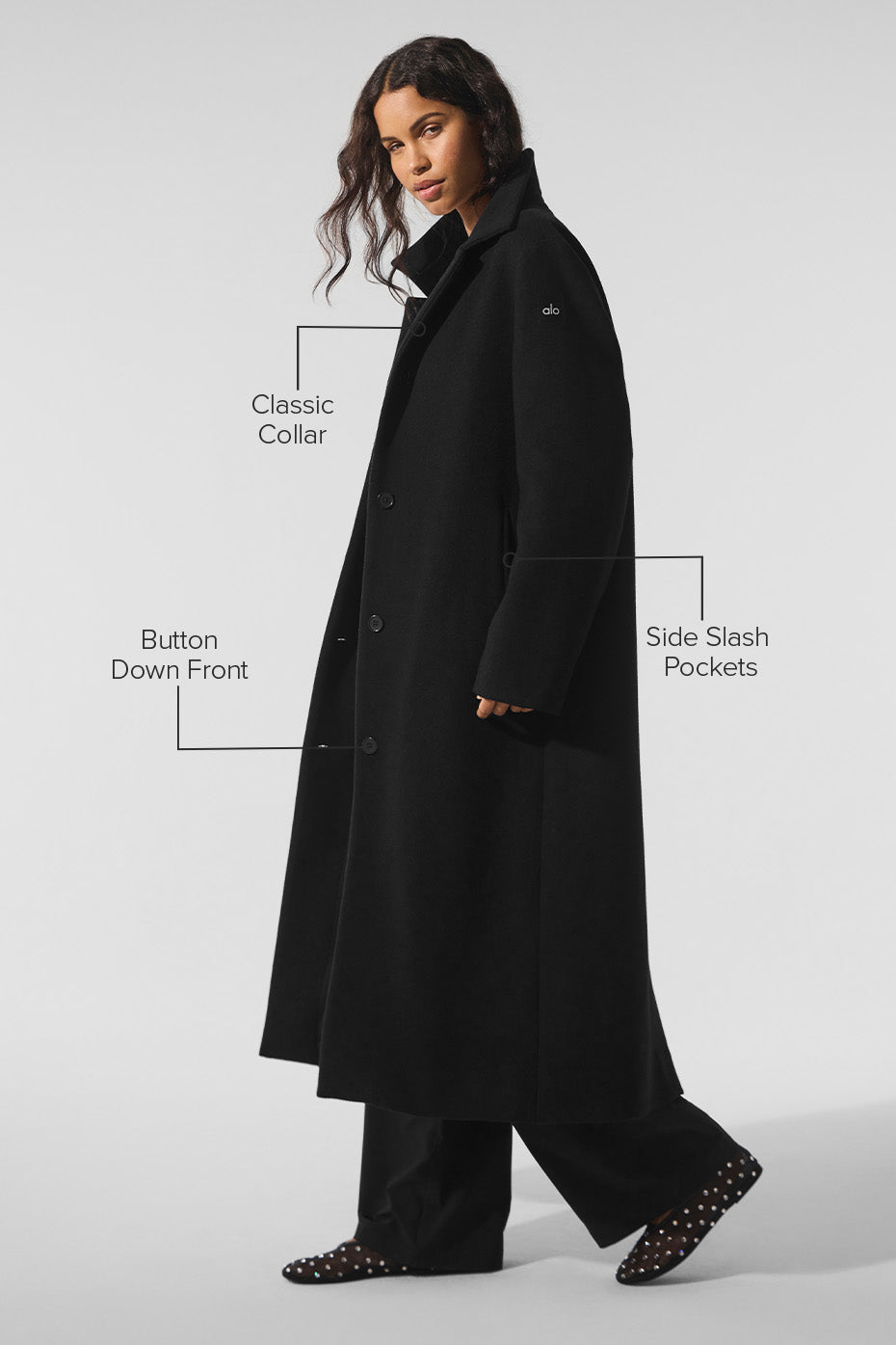 Wool Metro Long Coat