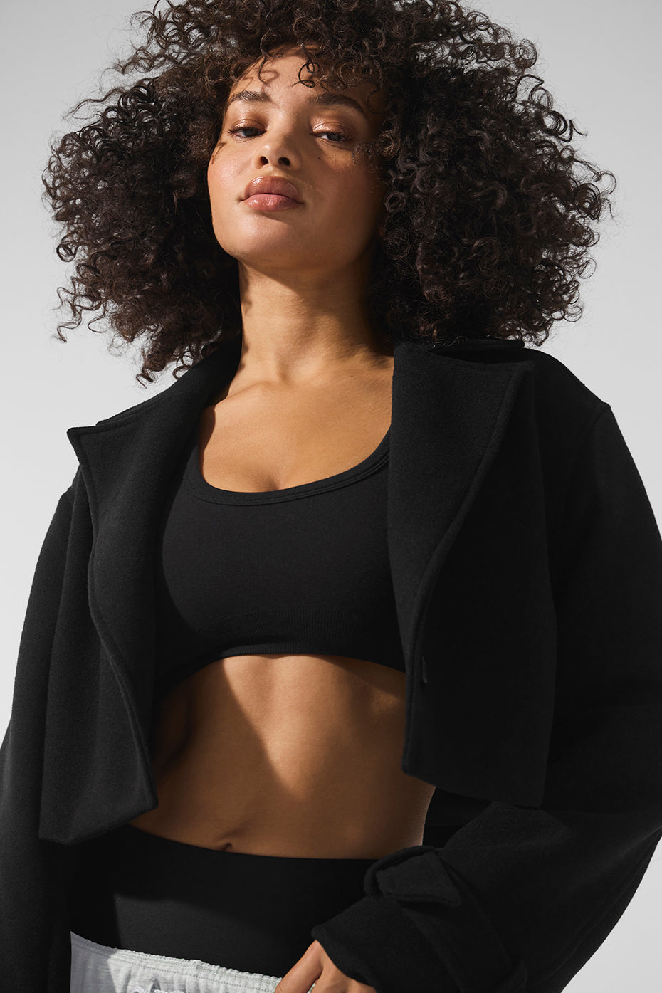 Wool Cropped Metro Trench