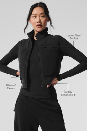 Polar Fleece Wintry Mix Vest