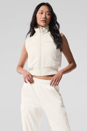 Polar Fleece Wintry Mix Vest