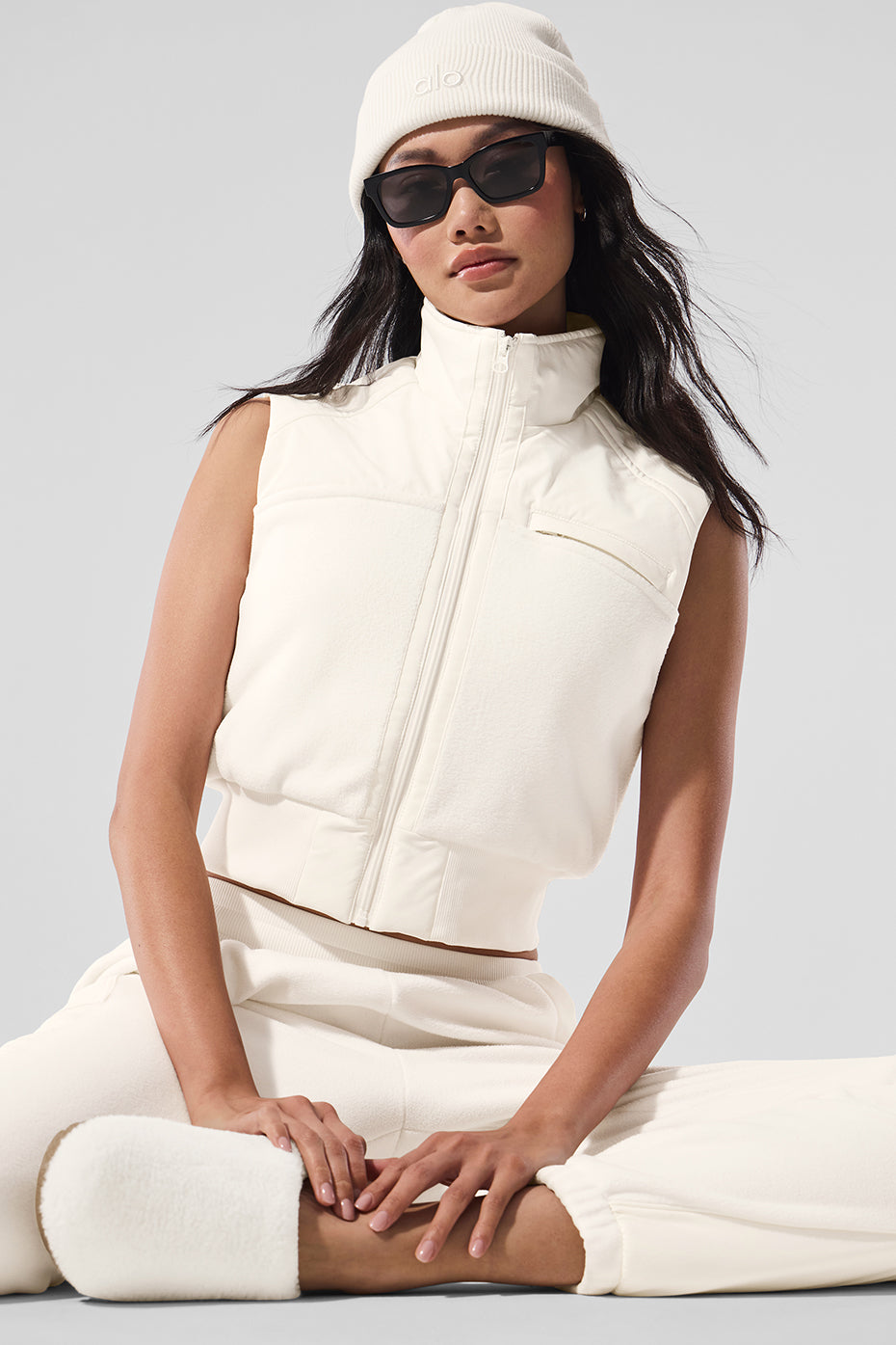 Polar Fleece Wintry Mix Vest