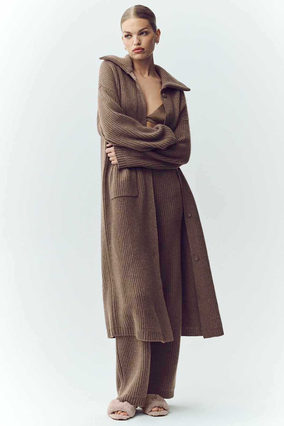 Cashmere Northstar Long Cardigan