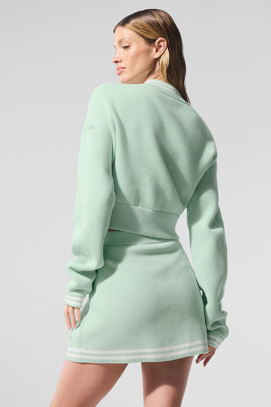 Tennis Club Sweater Knit Full Zip Jacket