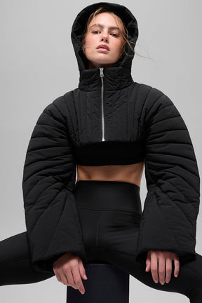 Quilted Starlight Puffer Shrug