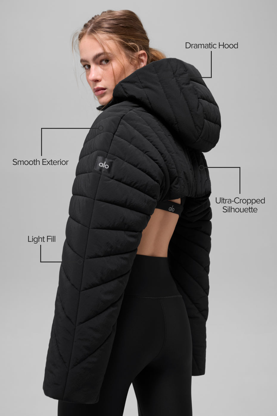 Quilted Starlight Puffer Shrug