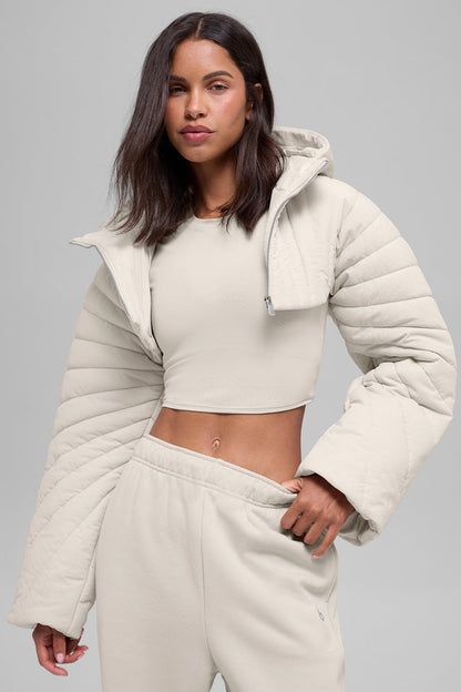 Quilted Starlight Puffer Shrug