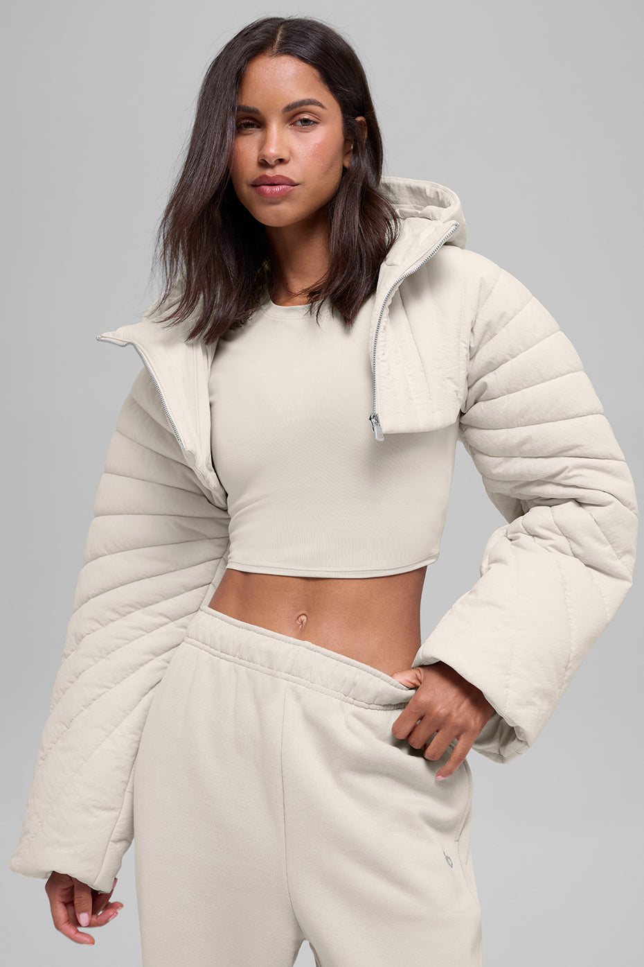 Quilted Starlight Puffer Shrug