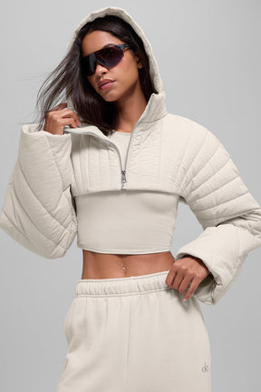 Quilted Starlight Puffer Shrug