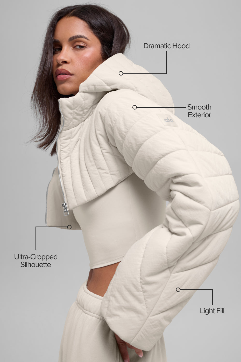 Quilted Starlight Puffer Shrug