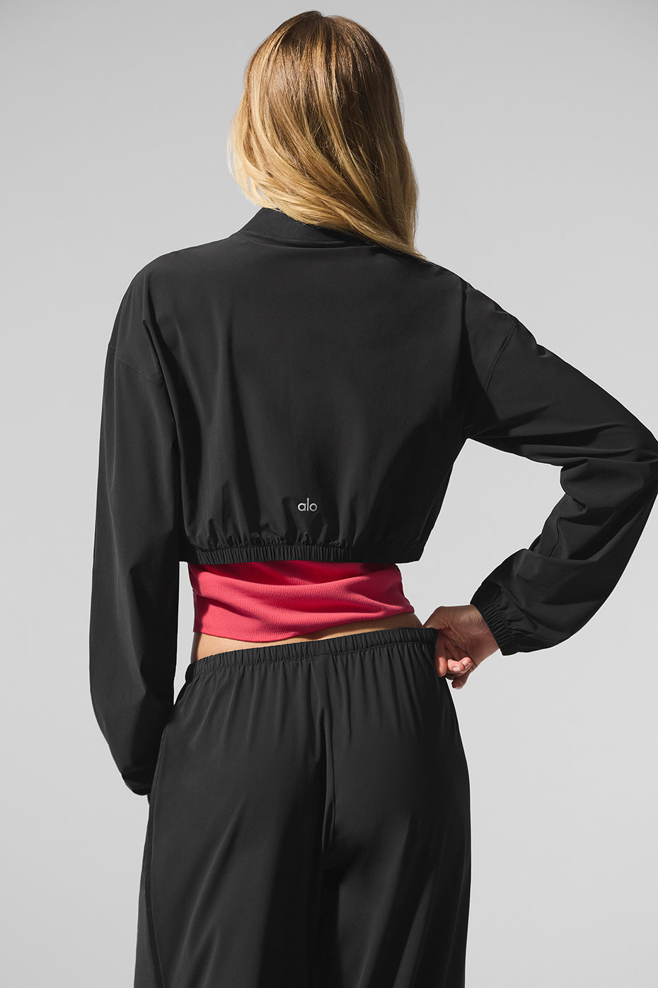 Cropped Breezy Full-Zip Cover Up