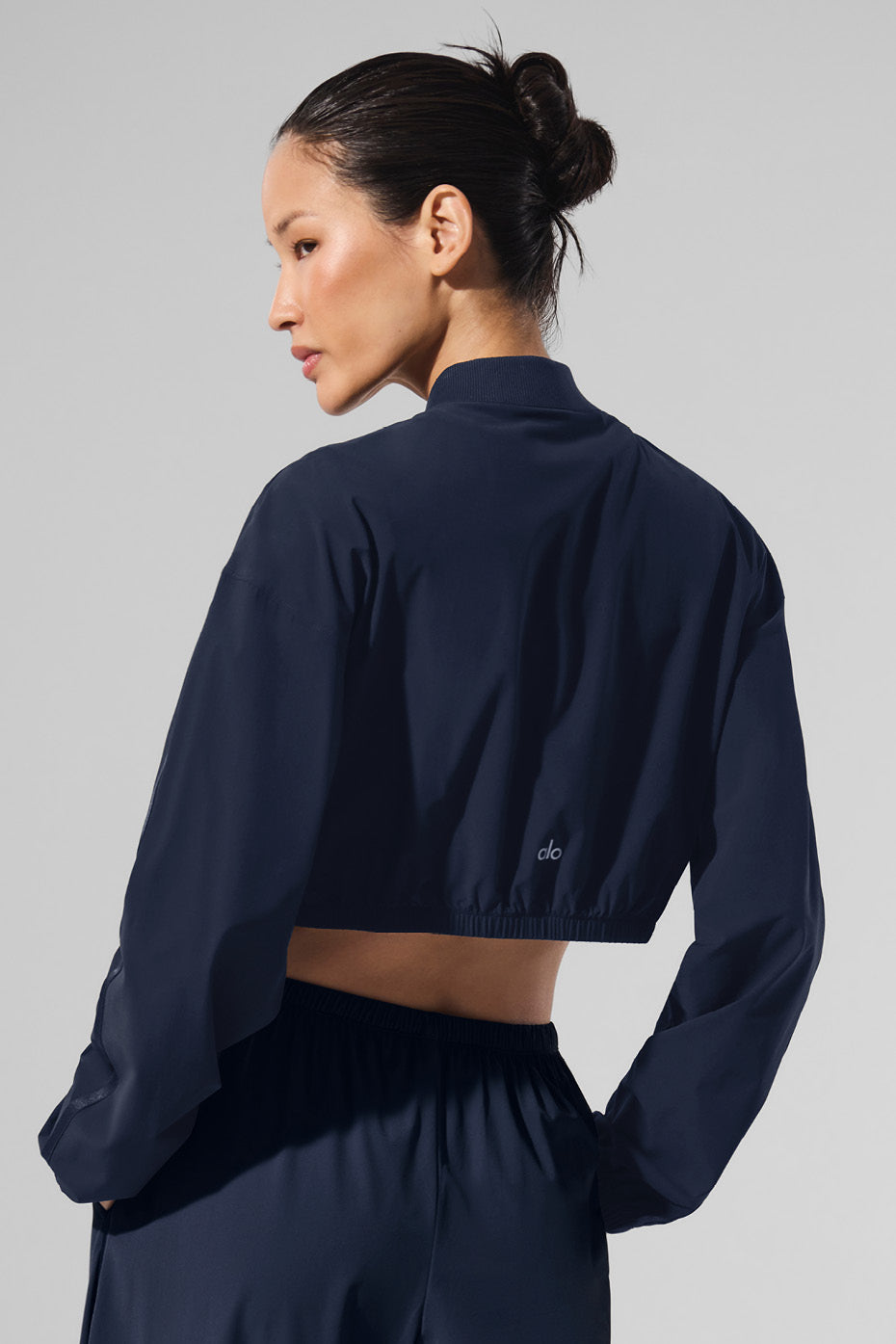 Cropped Breezy Full-Zip Cover Up