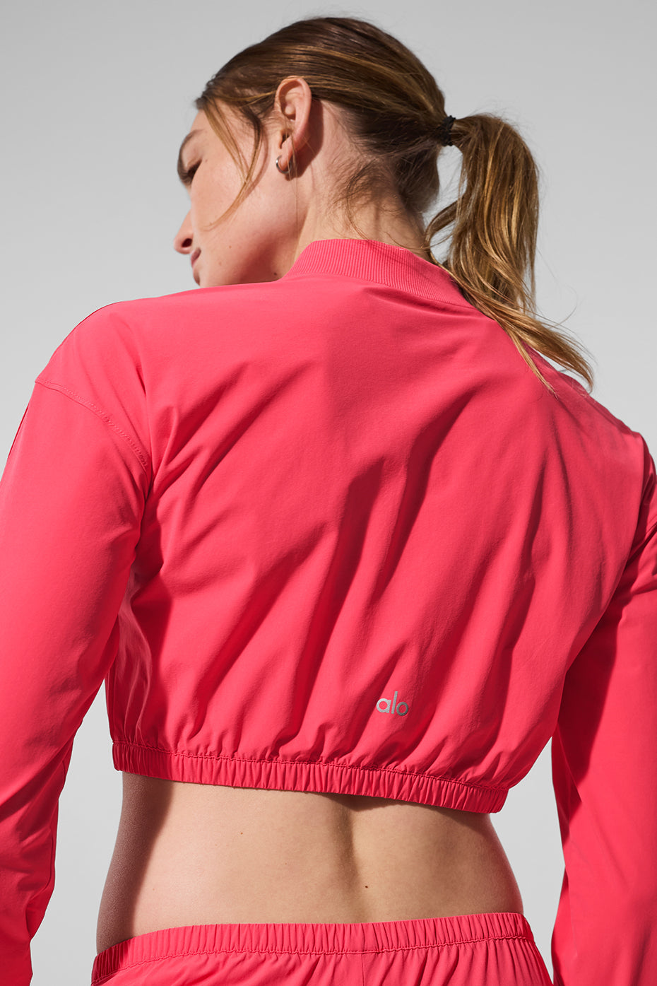 Cropped Breezy Full-Zip Cover Up