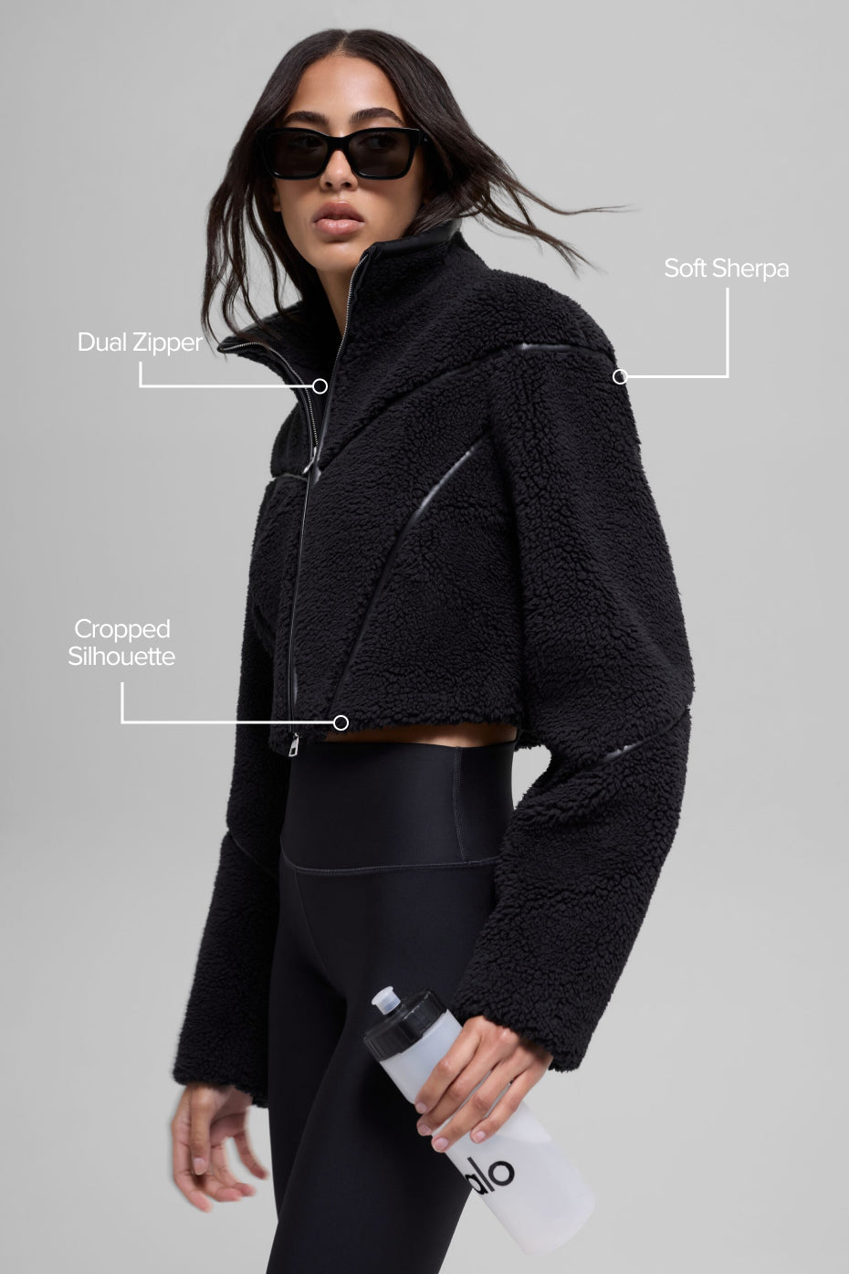 Sherpa Cropped Slope Side Jacket