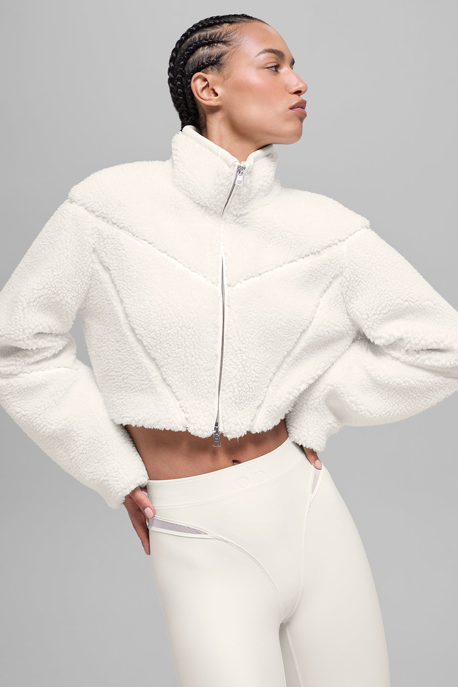 Sherpa Cropped Slope Side Jacket