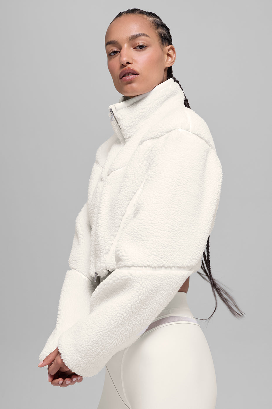 Sherpa Cropped Slope Side Jacket