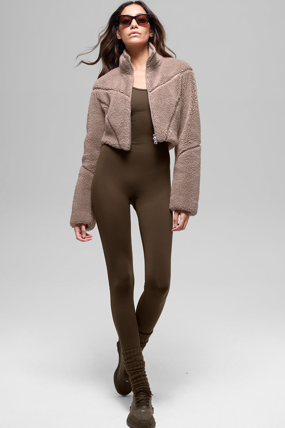 Sherpa Cropped Slope Side Jacket