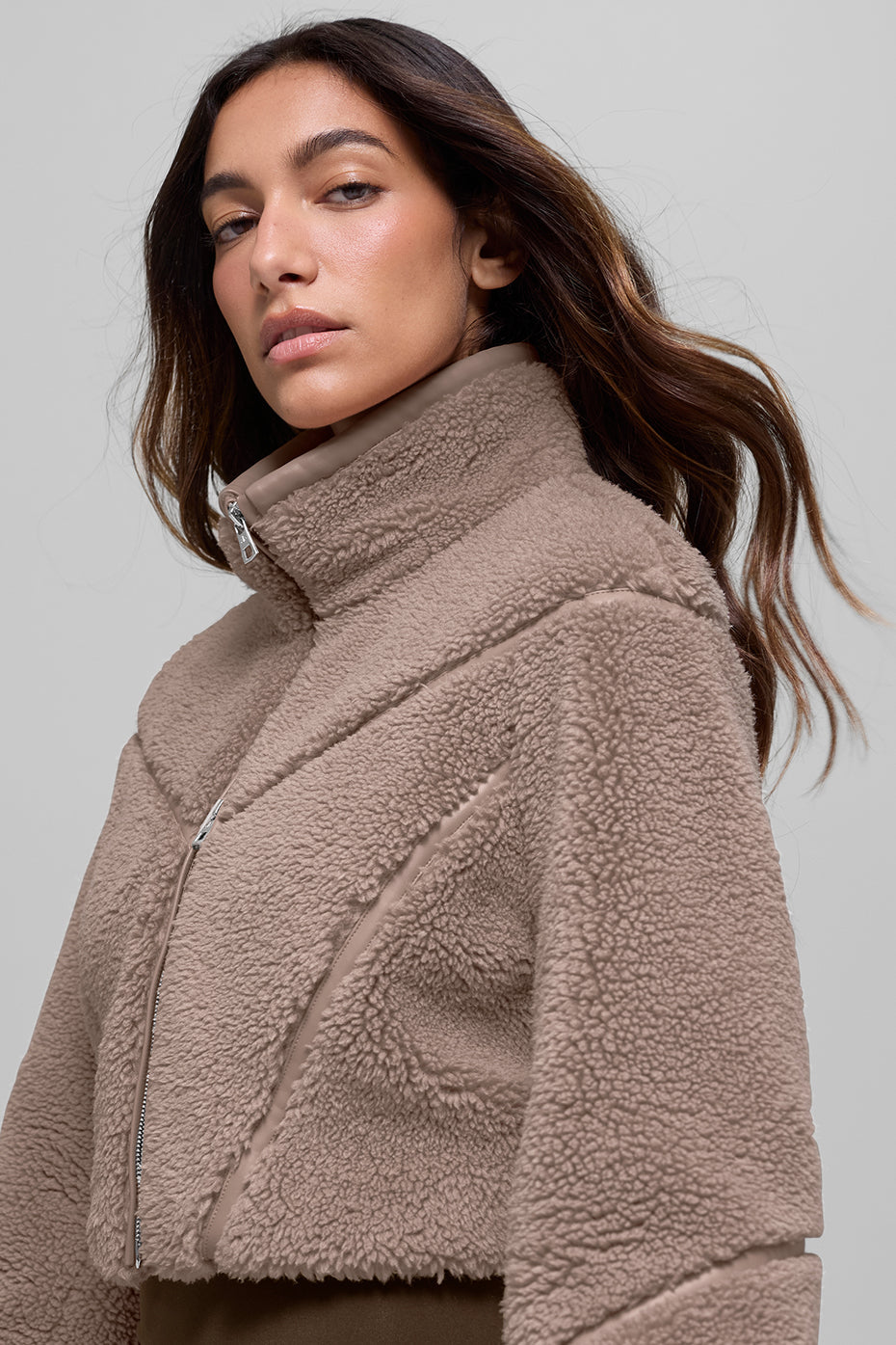 Sherpa Cropped Slope Side Jacket