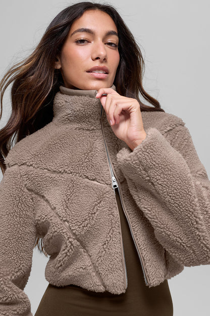 Sherpa Cropped Slope Side Jacket