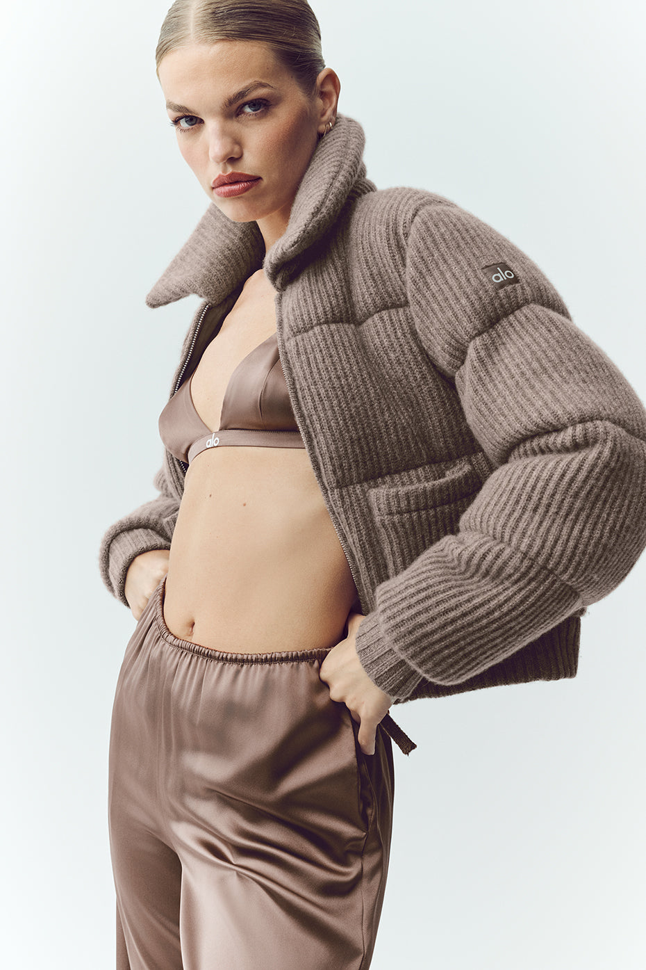 Cashmere Northstar Sweater Puffer