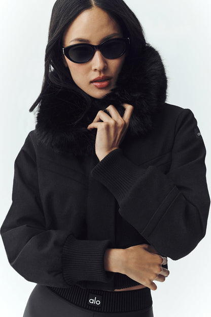 Wool Blend Bunny Slope Jacket