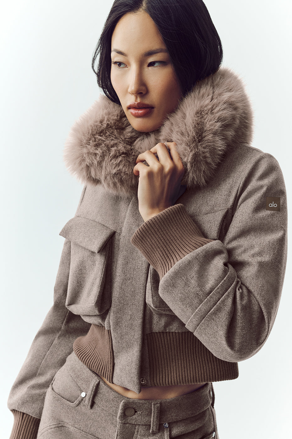 Wool Blend Bunny Slope Jacket