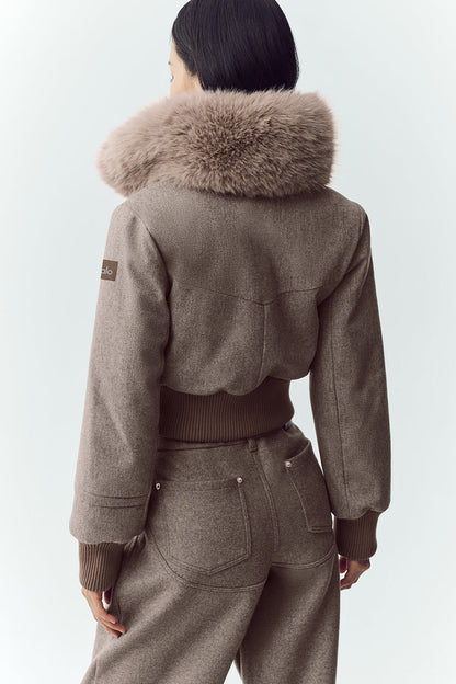 Wool Blend Bunny Slope Jacket