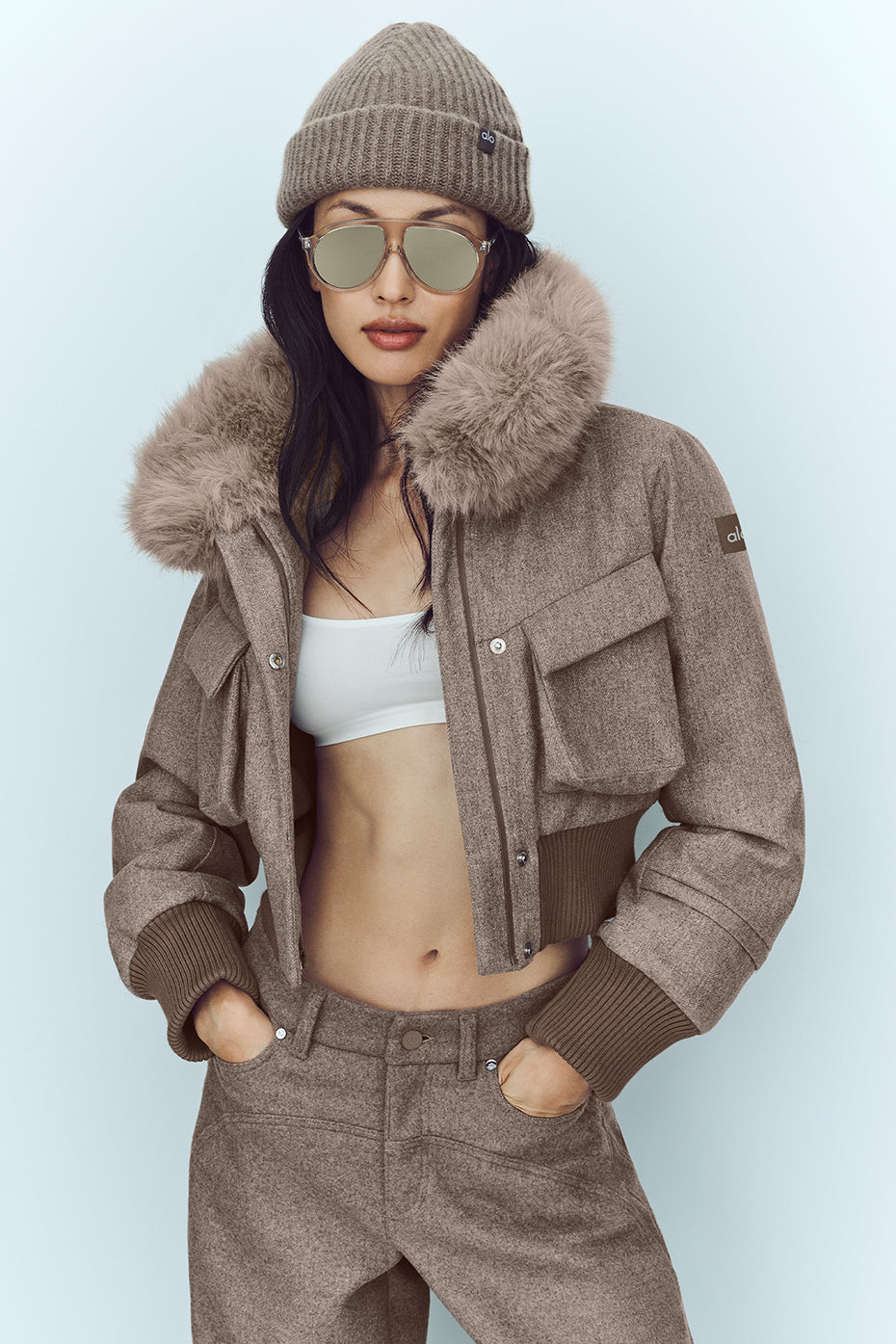 Wool Blend Bunny Slope Jacket